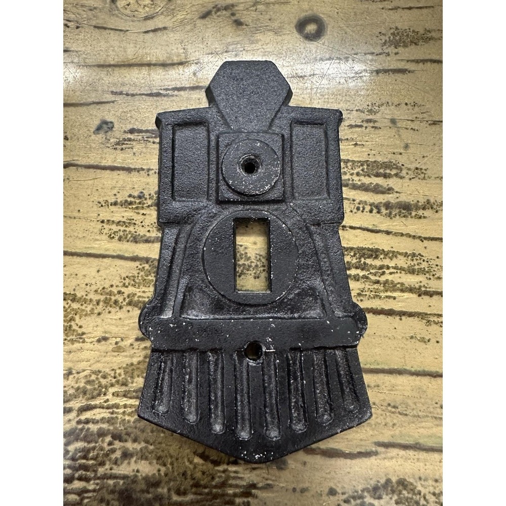 Vintage Cast Iron Steam Train Engine "The Old Switcher" Light Switch Plate Cover
